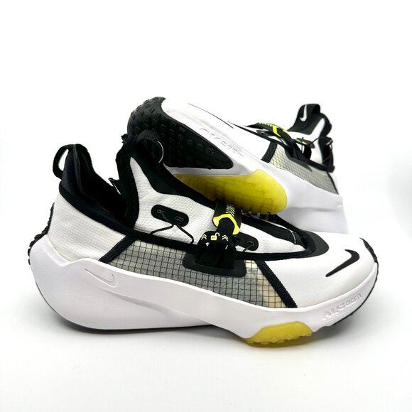 Nike Sneakers Youth 6.5Y Traverse GS White/Black Volt Hydrogen Blue CN8199-100 - Picture 2 of 10